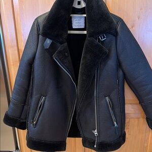 Stradivarius Black Teddy Jacket